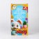 Toy pompons "Bunny", white blue blue