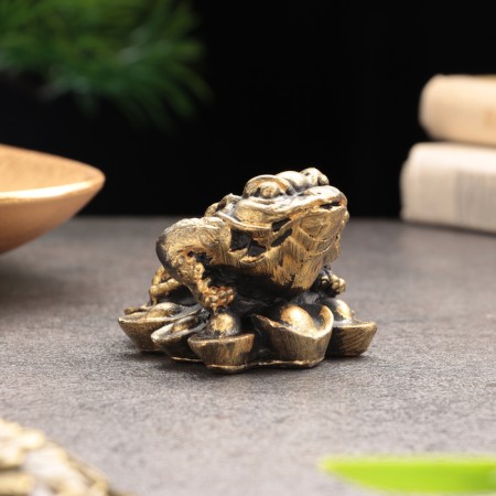 Souvenir "Fighting Money" large, gypsum concrete, 3.5x5x5.6cm, set 2 pcs, 4x5.5 cm-1