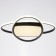 Causteen with PDU 1221/1bk LED 90W 3000-6000K black 50x50x9 cm Bayerlux