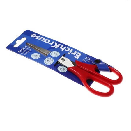 Scissors 17 cm Erichkrause "Easycut", double sharpening, mix, euro suspension-4