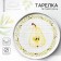 Ceramic plate "Summer Day", 21.2 cm, white color
