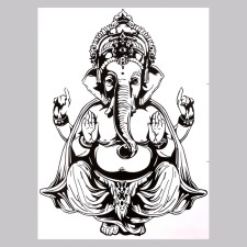Sticker 3D Interior Ganesha 87*57cm