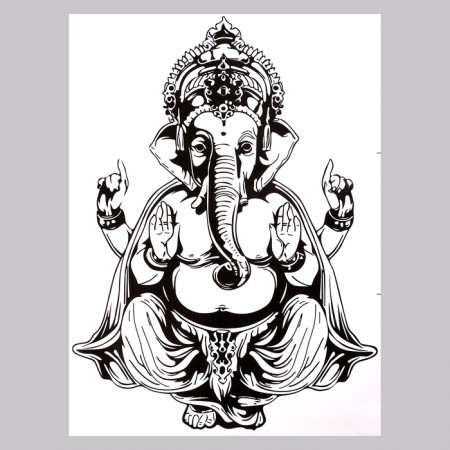 Sticker 3D Interior Ganesha 87*57cm