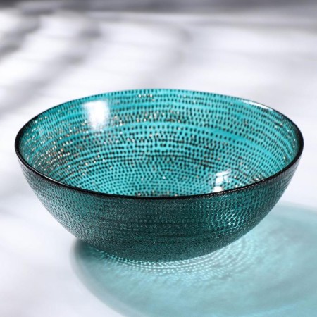 Inspiration salad bowl, 600 ml, d = 15 cm, turquoise color