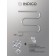 Two electric heated electric system INDIGO M-shaped, 500x500 mm