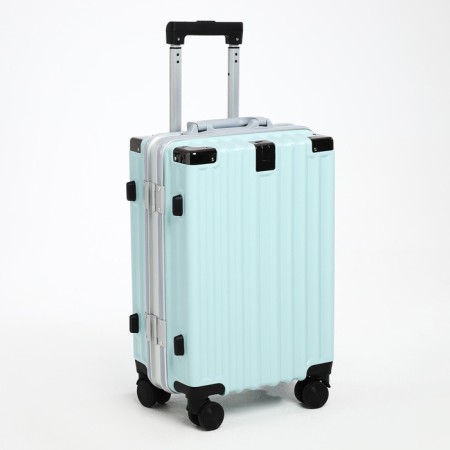 Small Small 20 ”, Lightning Department, 2 code locks, 4 wheels, hook, blue color-6