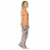 A set of T -shirt and trousers female, size s, color ocher