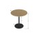 Dining table "Dale", 750 × 750 × 743 mm, Amber oak color