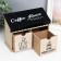 Casket wood with 2 boxes "Coffee house" 10.5x23.5x18 cm