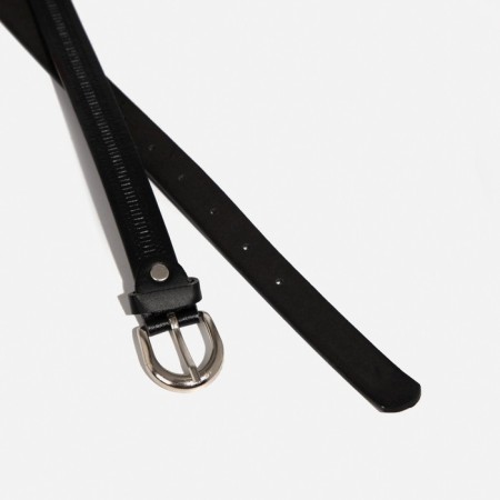 Building belt, width 2.1 cm, screw, buckle metal, black color-1