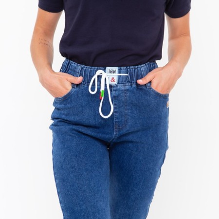 Female jeans, blue color, size 28 (44)-1