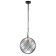 Suspended indigo lamp, 10001/1p Black. 1x60W, E27, 280x280x305/1832 mm