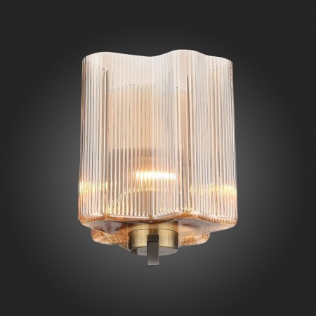 Sconces st. SL117.301.01. ONDE. 1x60 W, E27, 15x18 cm, bronze color-4