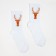 Socks "Reindeer trophy", white color, size 23-27 (38-41)