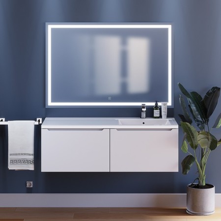 Mirror Uperwood Tanos, 120x80 cm, LED backlight, sensory switch, anti -recovery-2
