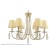 Crystal Lux, Victoria 3340/306, E14, 6x60 W, 50.1x65x65 cm, golden color