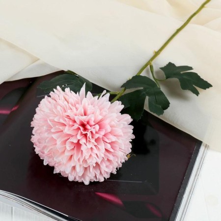 Artificial flowers "chrysanthemum" 9x48 cm, pink