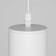 Suspended Technical P075PL-01W, 1xGU10, 10W, 6x6x30 cm, white color