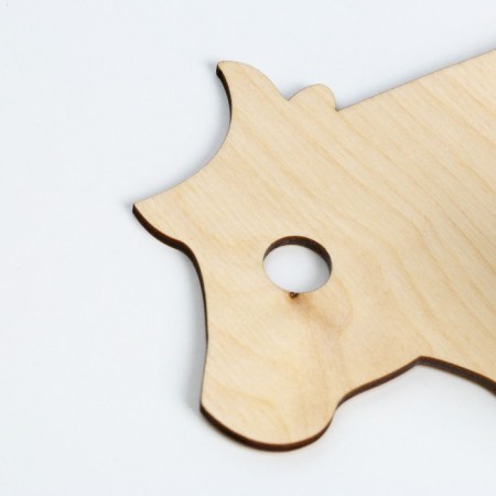 Board wooden “cow”-1