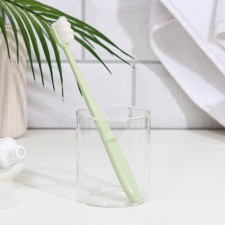 Super -furry toothbrush, 10,000 bristles, ribbed, green