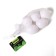 The egg is artificial lining, for chickens, 4 × 5 cm, 1 pc., White, Greengo