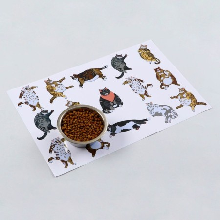 Rug for a bowl "Pigger" 43 x 28 cm "FAT CAT"-2