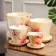 Set of pots Avangard Elegant, 0.3 / 0.8 / 1.7 / 3.2 l, beige-yellow