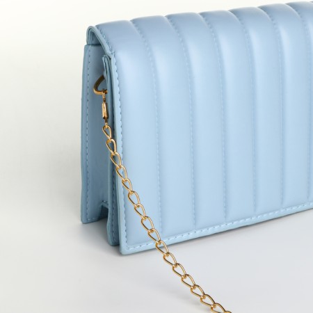 Magnet bag bag, long belt, blue color-3