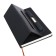 Leduced Diary A5, 96l, Lin, Holder for phone/tablet/handles, black