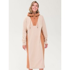 Female dress, size 44, beige color