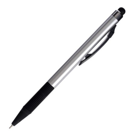 Automatic ballpoint handle Vinson, 0.7mm, body with a rubber holder, blue oil, mix-2