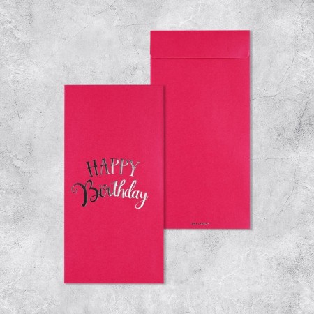 A set of gift envelopes "Happy Birthday", 10 pieces, embossing, 11 x 22 cm-5