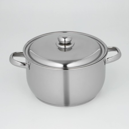 Classic-Prima pan, 7 l, d = 26 cm, metal cover, capsule bottom, with a heat distribution layer, induction