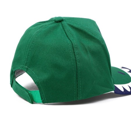 Baby cap for the boy "Dino", green color, rr 52-54, 5-7 years old-4
