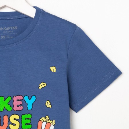 Children's T-shirt "Cinema" Mickey Mouse, height 86-92, blue-7