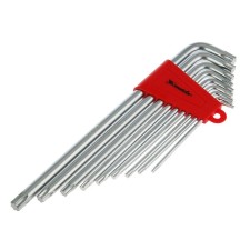 Matrix 12306 keys set, imbus, Torx, 9 pcs, T10-T50, CRV, elongated