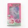Set for creating acrylic key cards with stickers "for a girl"