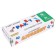 A set of wooden letters and 65 cards with the words "Learning letters. We make words "