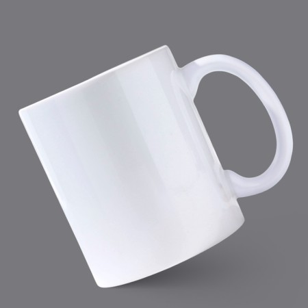 Ceramic “Character” mug, 320 ml, white color-2
