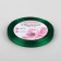 Satin ribbon, 6 mm × 23 ± 1 m, color saturated green No. С1123