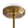 Freya FR5369CL-05BS1 RAise, 600x600x880 mm ceiling lamp, E14, 5x40W, brass color