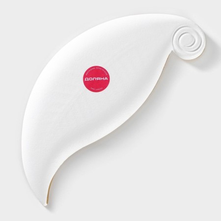 Fruit dish "leaf", 27 × 10.5 × 1.5 cm, white color-4