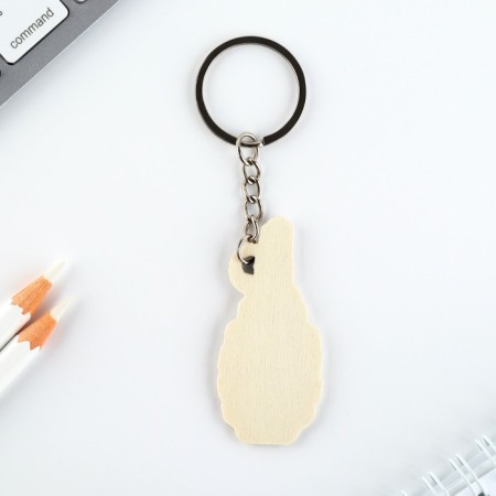 Gift set "For a real hero" icon + keychain, 6.8 x 10.5 cm-3