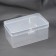 Littleness storage container, 17.5 × 10.9 × 7.9 cm, transparent color
