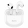 Hoco EW35 TWS headphones, wireless, inserts, BT5.3, 30/250 mAh, microphone, white