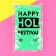Holi paint, mint color