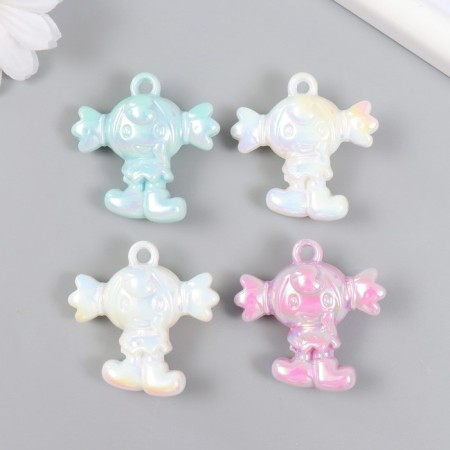 Decor for creativity Plastic "Girl with tails. Palacean" MIX 4.5 cm