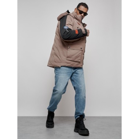 Male Winter jacket, size 56, brown color-22