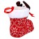 Candy "Boot in the Snowflake", with horns and bell