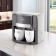 Coffee machine KitFort KT-7302, drip, 500 watts, 0.3 l, gray